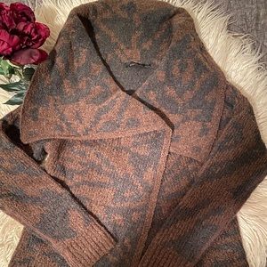 Prana Chocolate and Gray Cardigan